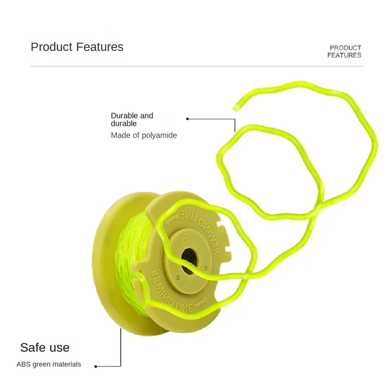 LUWEI 4 Packs For Ryobi RYOBI Mower Spool AC80RL3/AC14HCA Mowing Rope Mowing Rope Replacement
