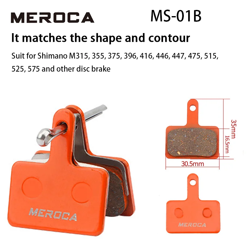 Meroca MTB Bike Resin Disc Brake Pads for Magura MT2 MT4 MT6 MT8 DK-17 Bike Brake Mountain Bike Disc Brake Pads Cycling Part