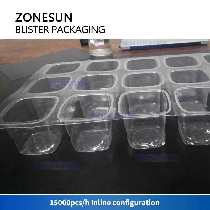 Zonesun Blister Packaging Machine Cup Filling and Sealing Machine Yogurt Filling Machine Blister Pack Sealer ZS-PJZN18