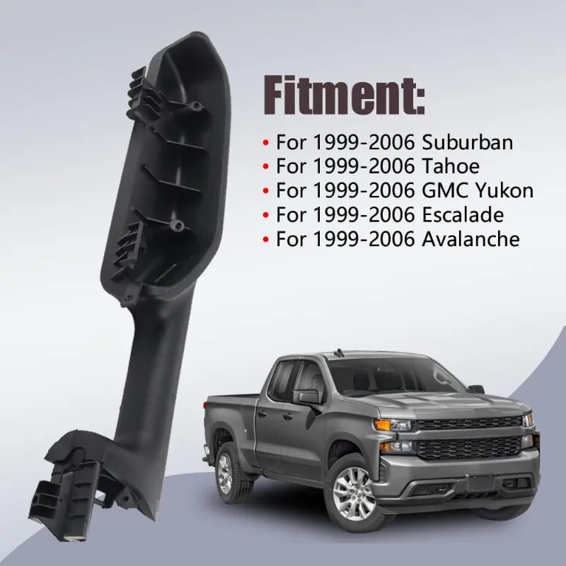 1PC Front Door Armrest Handle Cover For GMC Yukon Chevy Suburban Tahoe 1999-2006 12472876 88981574 15703701 Left Right