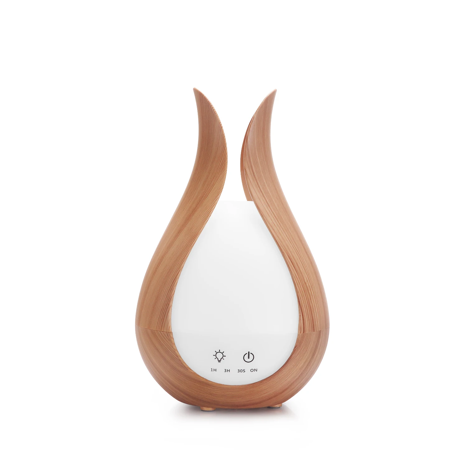 200ML Elegant Shape Mini Humidifier With 7 LED Color Light Ultrasonic Essential  Diffuser Natural Fragrance Aroma Diffuser