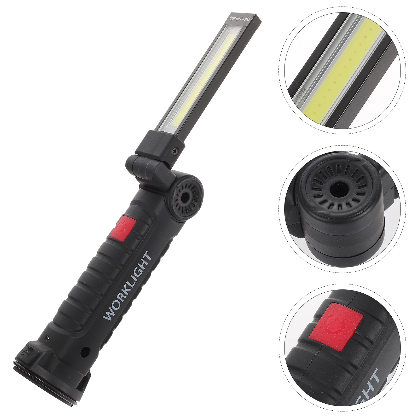 

1Pcs LED Emergency Work Maintenance Light USB Rechargeable Foldable Rotatable Magnetic Car Inspection Repair Lamp