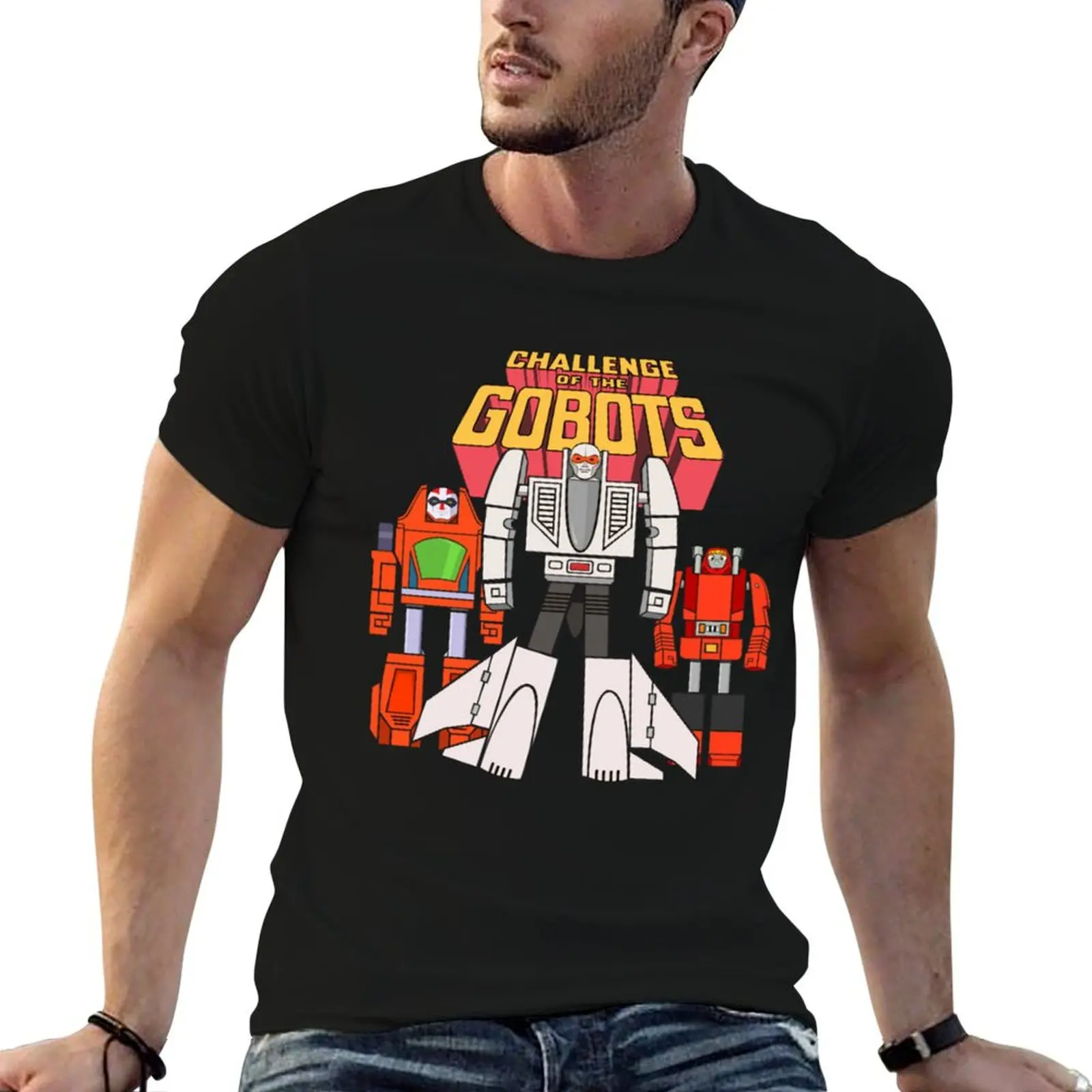 

t T-Shirt shirts cotton for T-Shirt custom t shirt man print GoBots Guardian soft