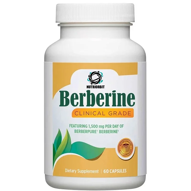 Containing Berberine Supplements, Supporting Comprehensive Health, 1500 Milligrams Per Day, 60 Capsules