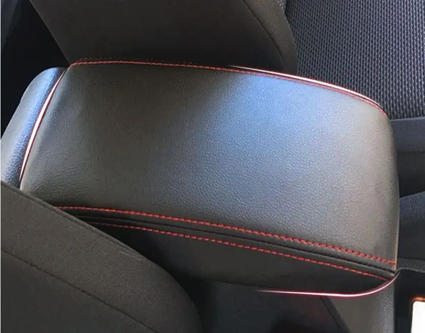 For Volkswage Jetta mk5 Jetta mk6 2005 2006 -2011 2012 -2017 Microfibre Leather Center Armrest Box Protection Cover Car Interior