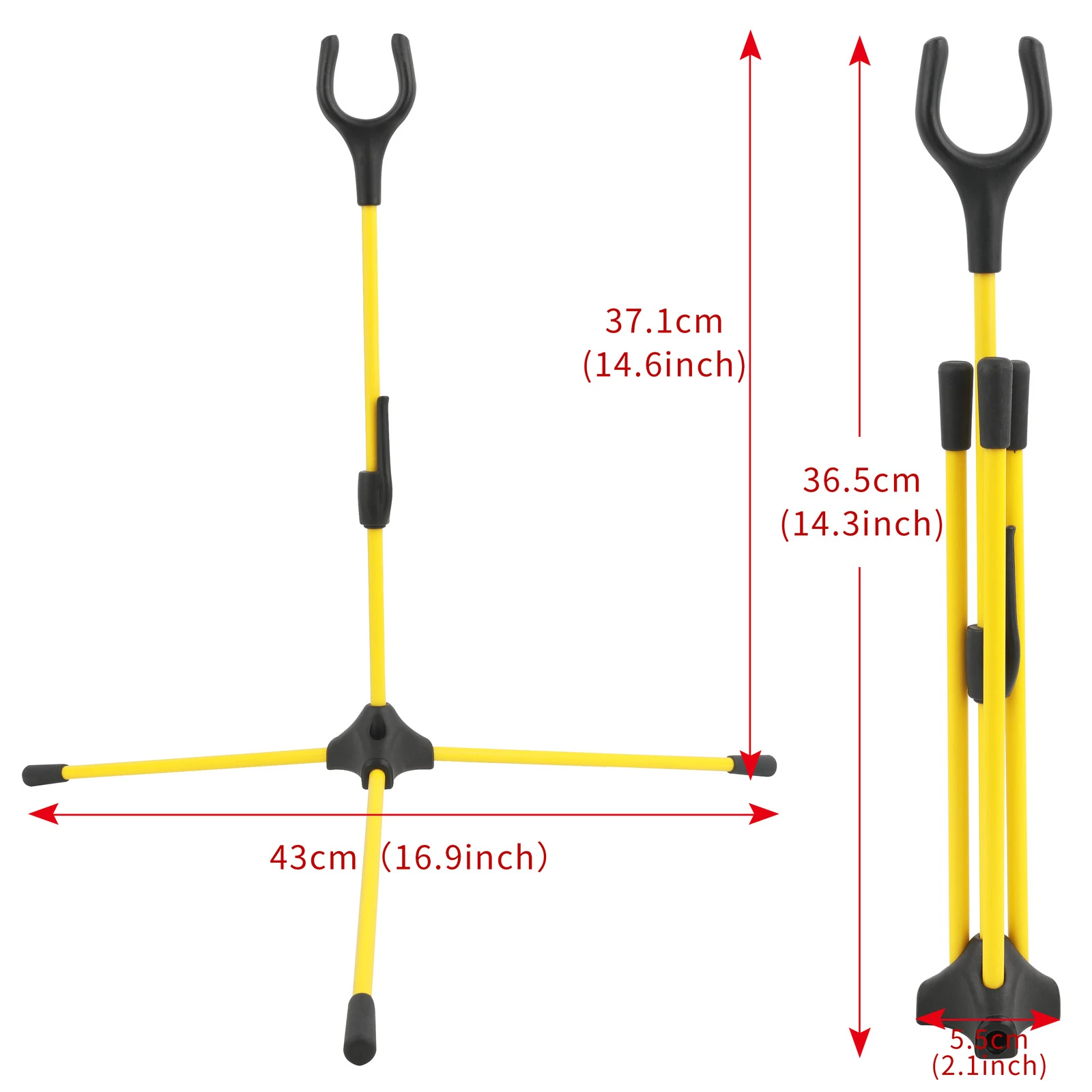 Recurve Bow Stand Holder Foldable Lightweight Bracket Rack Longbow Hanger Archery Hunting Shooting