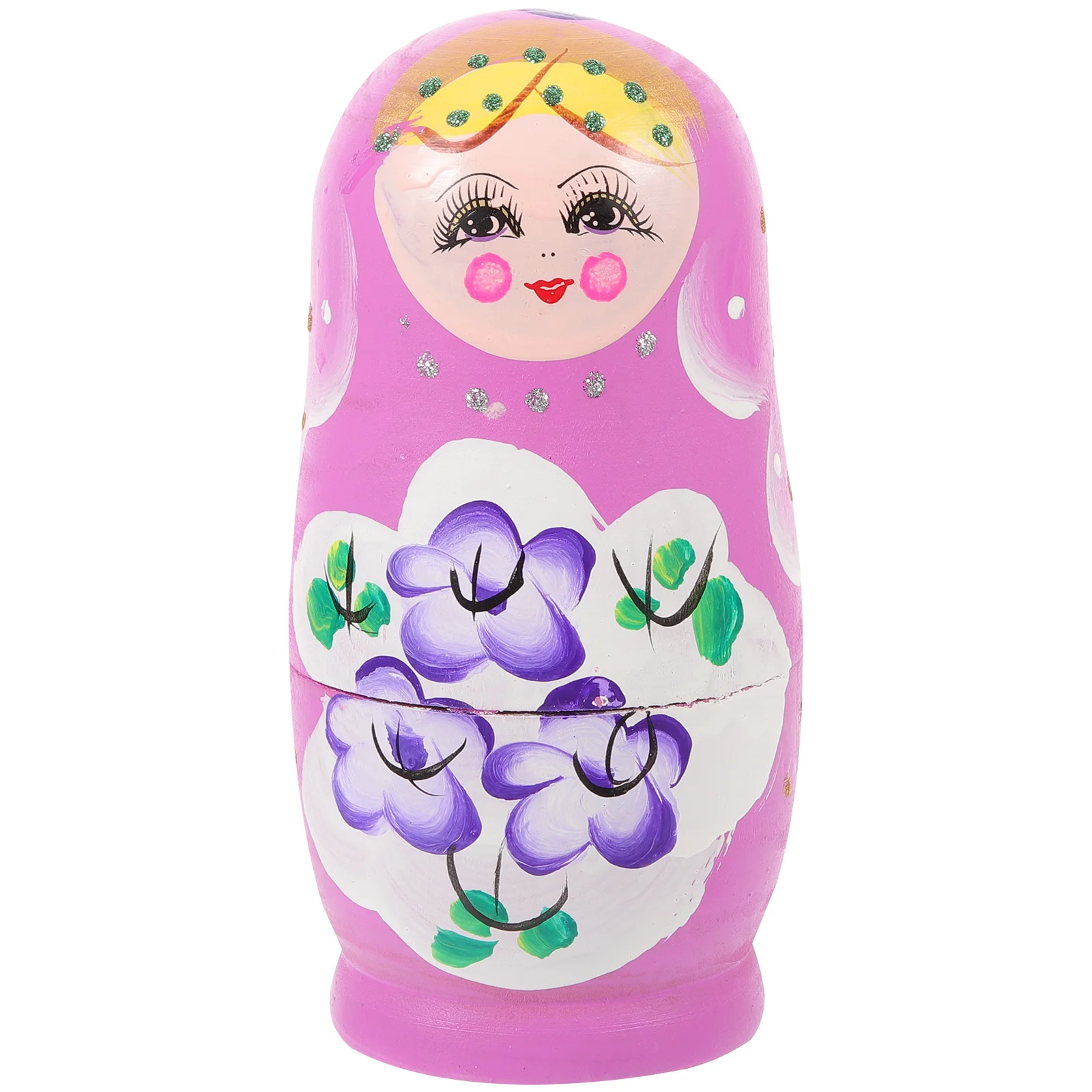 Household 7 Layer Matryoshka Child Ornaments for Kids Wood Carving Kit Children