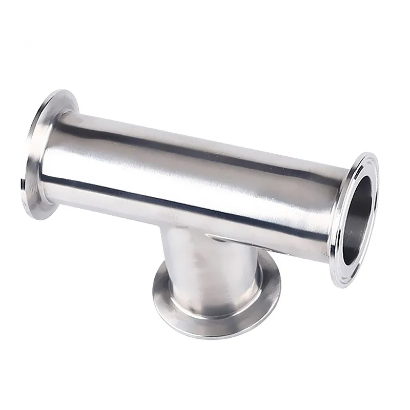 4'' (102mm)OD119,Sanitary Tri Clamp 3 Way Tee Connector Pipe Fitting For Homebrew,Stainless Steel 304