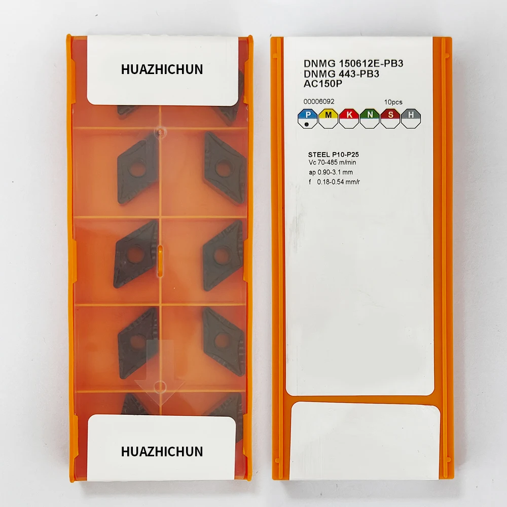 

HUAZHICHUN DNMG150612E-PB3 AC150P General Turning Inserts