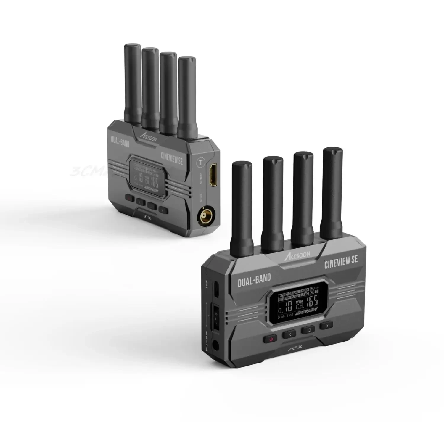 Accsoon CineView SE 2.4Ghz 5Ghz Multi-Spectrum Wireless Video Transmission Support SDI 1200ft Transmitter Receiver