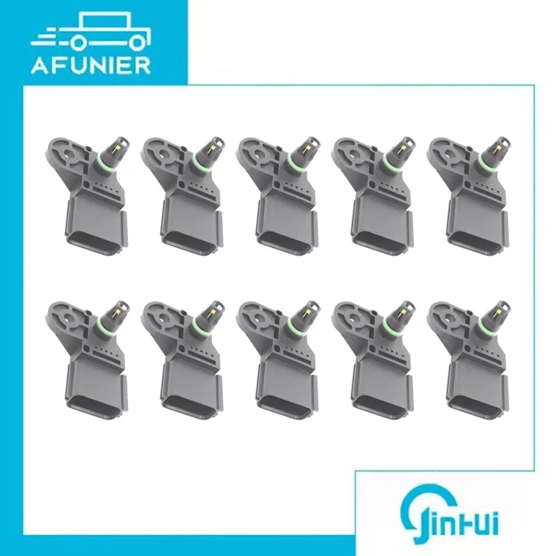 10Pcs Pressure Sensor For Peugeot Boxer U9 2.2 Hdi Euro4 Delivery Diesel 2006 - 2011 OE No.:6C119F479AA,0261230132,1920LA