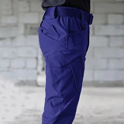 Men's Military Spring Autumn Tactical Cargo Elastic Pants Combat Trekking Hiking Camping Climbing S-5XL Cycling Outdoor Trousers