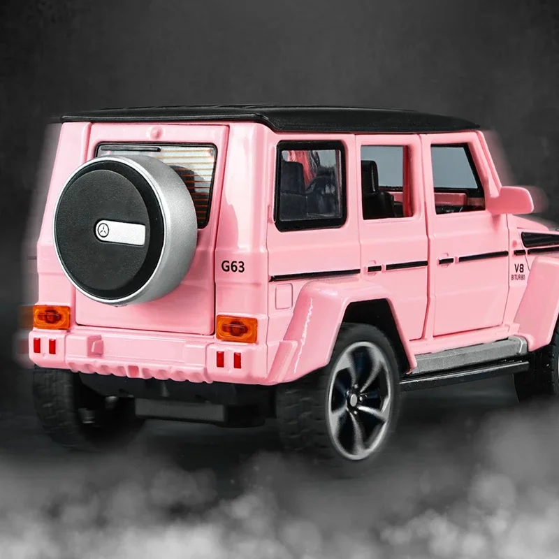 1:32 G63 G65 SUV Legering Model Auto Diecasts Metalen Terreinwagens Auto Model Simulatie Geluid en Licht Collectie speelgoed Gift