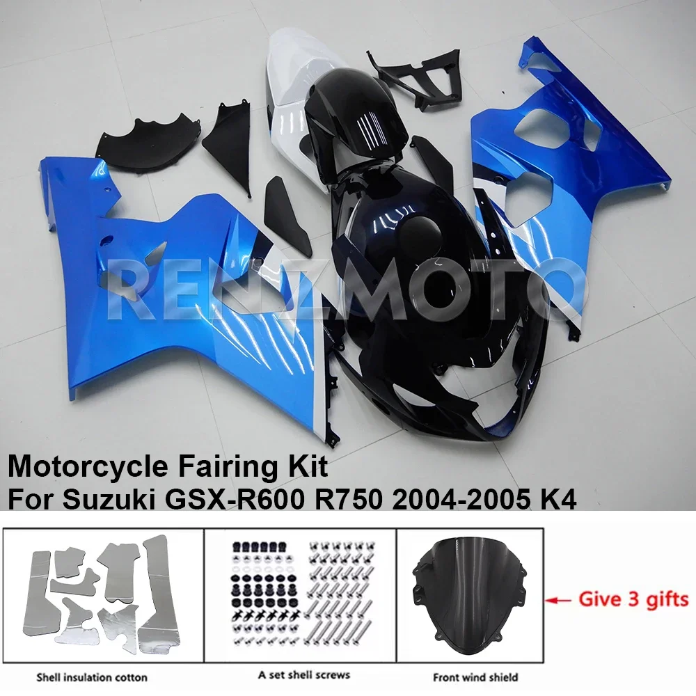 

Обтекатель для мотоцикла Suzuki GSX-R600 R750 04-05 K4 K5, комплект кузова, декоративная пластиковая защитная пластина, аксессуары, оболочка