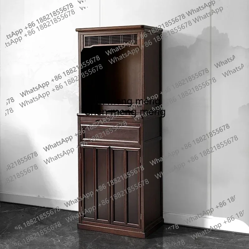 

vertical cabinet Solid wood Buddhist cabinet Shrine offering table Shrine God of Wealth Household Buddhist cabinet Shrine