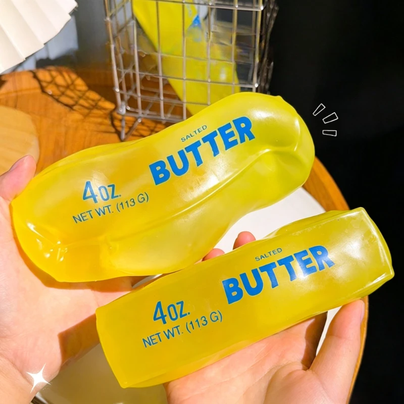 スクイーズ式模擬バタースクイーズストレス解消おもちゃ ソフト - Sensory Fidget Toys のレビューと価格