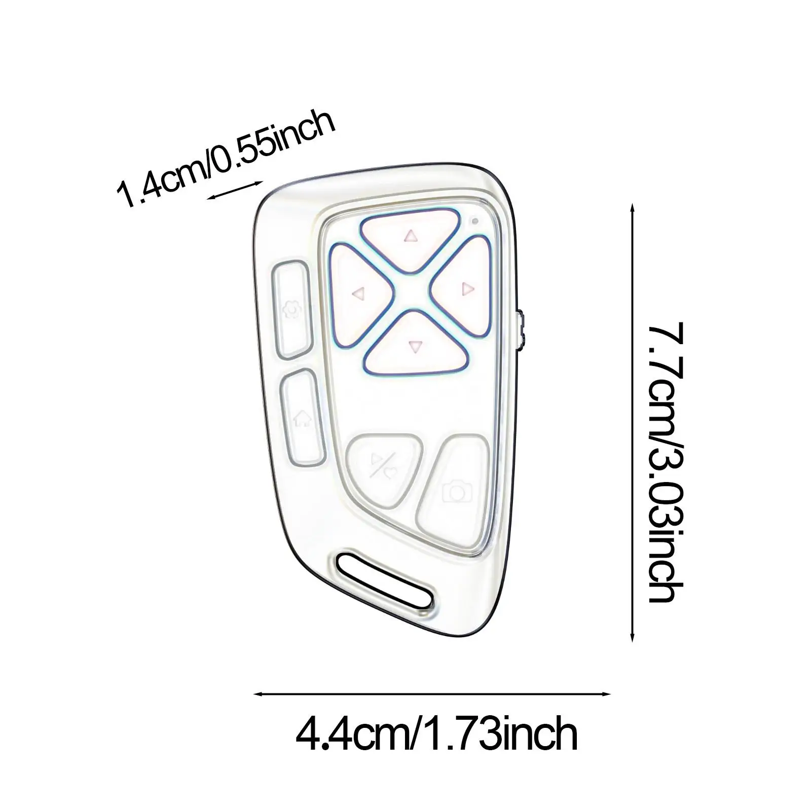 Câmera de rolagem de controle remoto, bateria 200mAh, foto rápida, foto e vídeo Turner, vídeo curto página Turner para telefones App