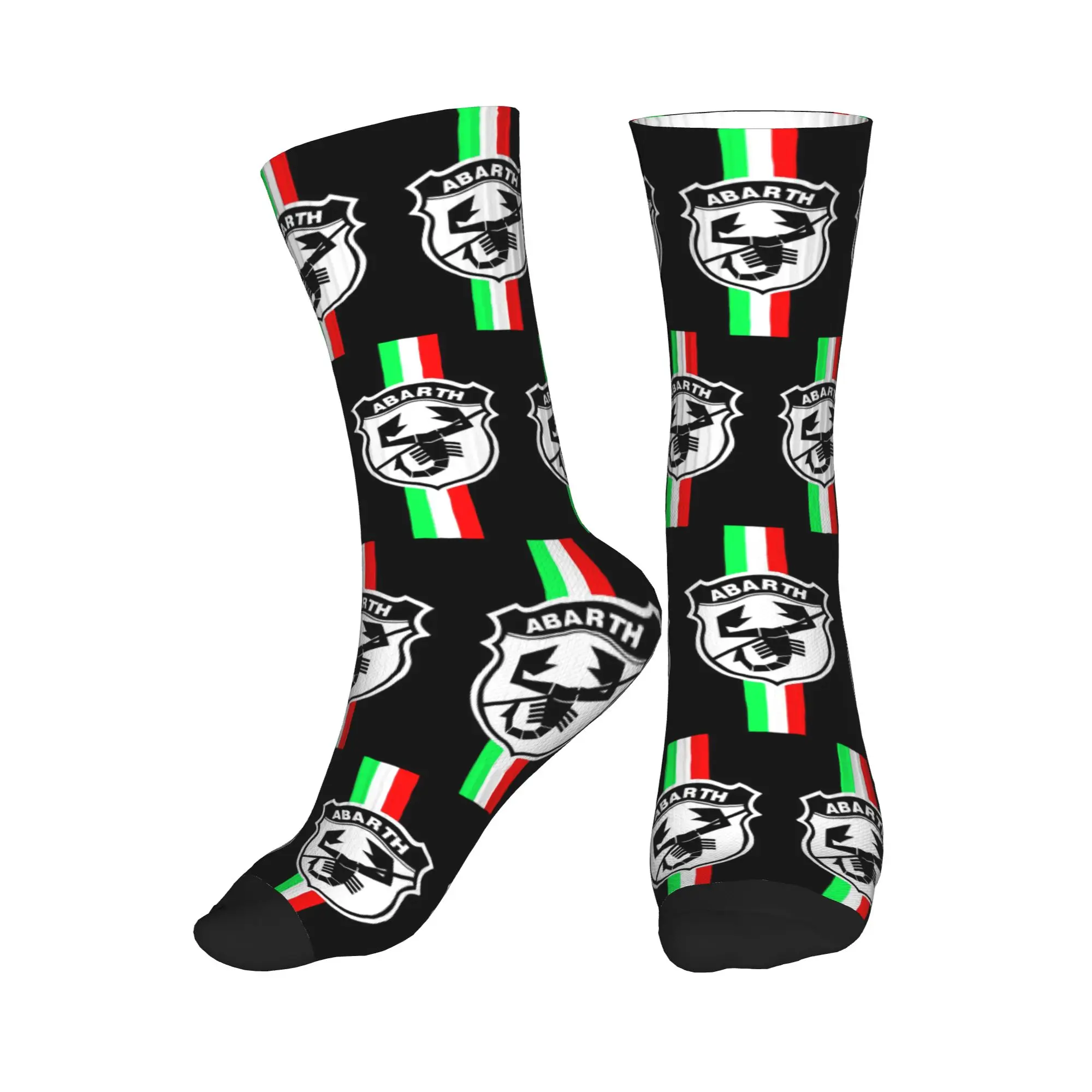 

Носки All Seasons Abarth C Cool Sport средней длины, впитывающие пот, повседневные носки для мужчин и женщин