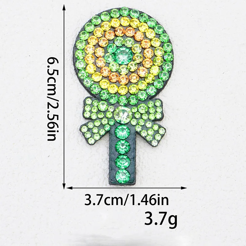 Patches Rhinestone Applique Sewing Decorative Badges Cute DIY For Clothing Jacket Backpack BX157