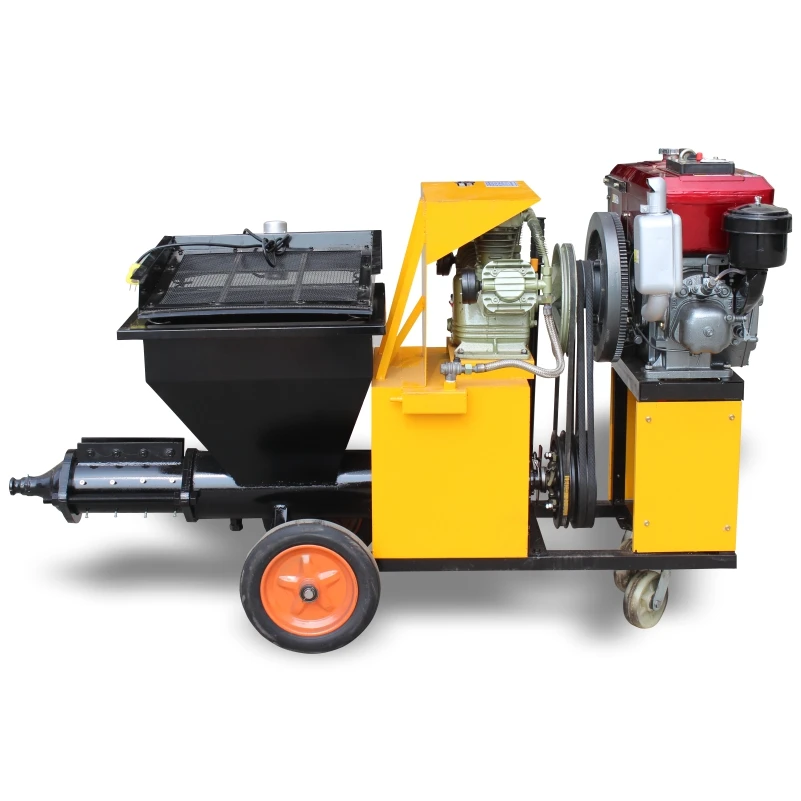 Diesel Engine Cement Plastering Spray   Mortar Sprayer Machines