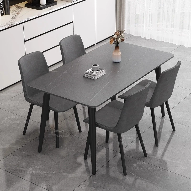 كراسي طعام بتصميم ريفي، كراسي طعام شفافة للمطبخ الفاخرة، أثاث منزلي حديث محمول Eetkamerstoel #5