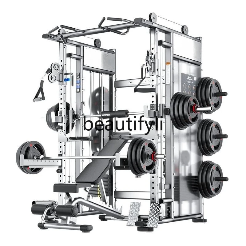 

Gantry Multifunctional Comprehensive Training Equipment Commercial Fitness Equipment Household Bench Press Squat Rack