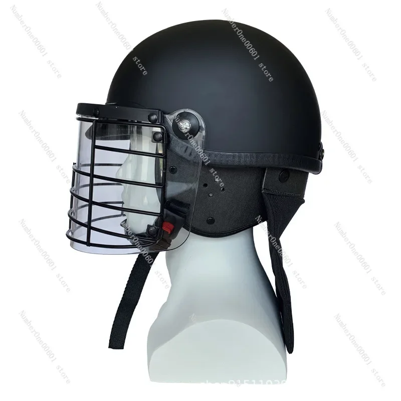 Anti Riot Helmet American Style Helmet With Steel Mesh And Steel Hood Protective Helmet Tactical