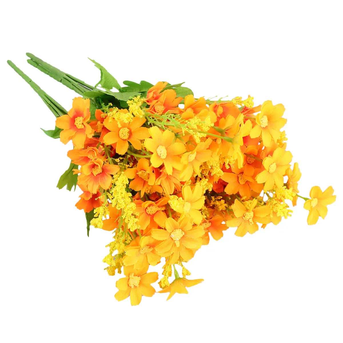 

3pcs 28-Cluster Artificial Daisy Bouquet Plastic Marguerite For Home Wedding Decoration Bunch Plastic Mum Flower Cluster Purple