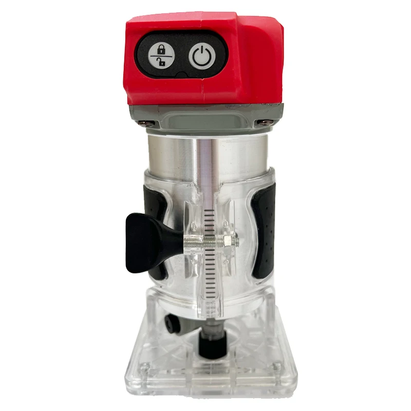 ميلووكي ماكينة تشذيب كهربائية بدون فرش 800 وات 30000 دورة في الدقيقة جهاز توجيه مدمج لاسلكي 5 سرعات ماكينة تشذيب النجارة لبطارية 18 فولت