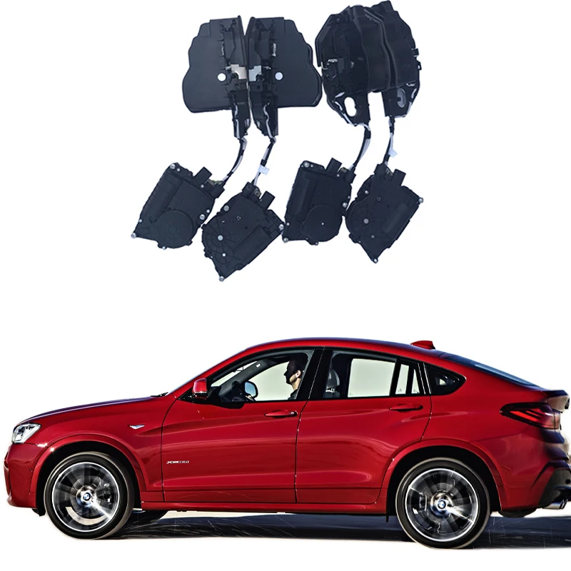 For BMW X4 F26 2014~2021 Car Soft Close Door Latch Pass Lock Actuator Auto Electric Absorption Suction Silence Closer