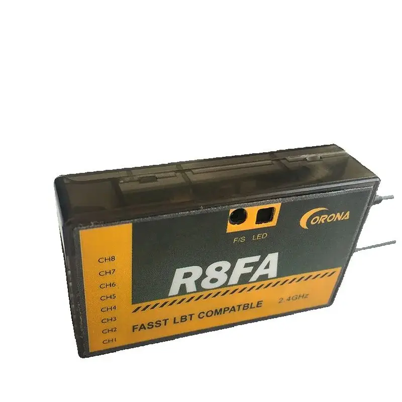 

Corona R8FA 8-канальный FASST-совместимый радиоуправляемый приемник 2,4 ГГц для радиоуправляемых самолетов с неподвижным крылом