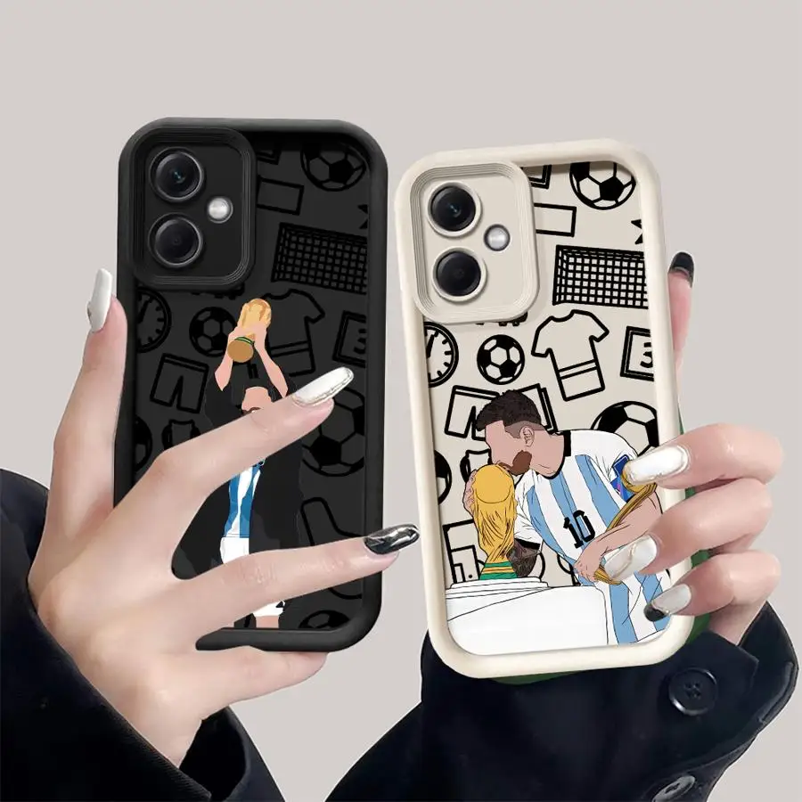 

Крутой футбольный спортивный мужской чехол для Xiaomi Redmi A3X 13C 12 13 12C A1 Plus 14C A2 + A4 A3, мягкий чехол