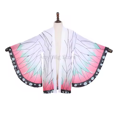 Anime Kochou Shinobu Cosplay Costume for Women Halloween Outfits Japanese Style Kimonos Summer Bathing Wear Cardigan