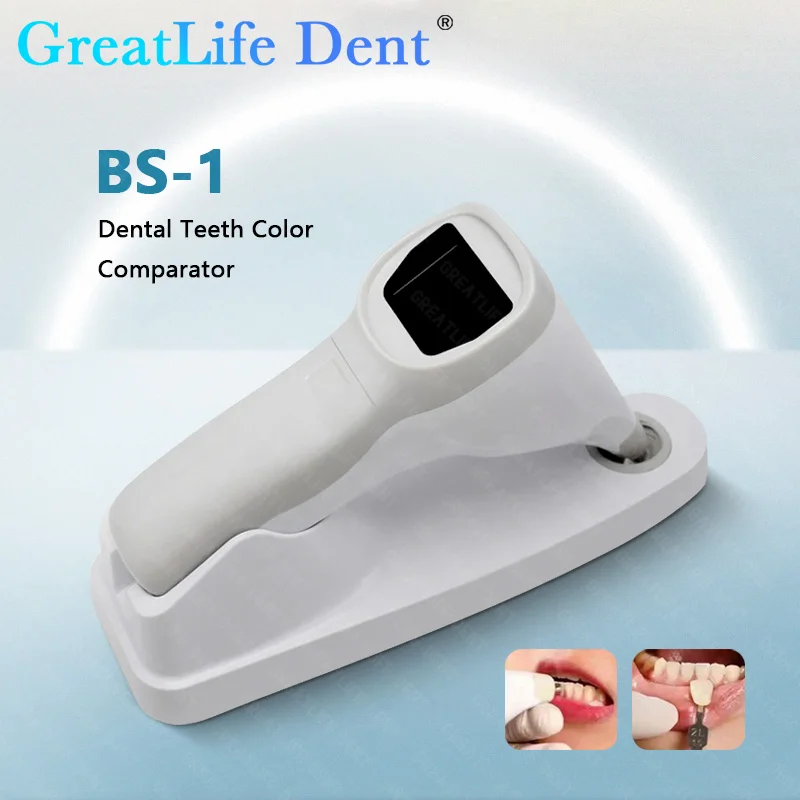 Sombra de branqueamento dentário automática GreatLife-Dent, Profissional, Clássica, Eletrônica, Clareamento dental, Guia de Sombra, Várias cores