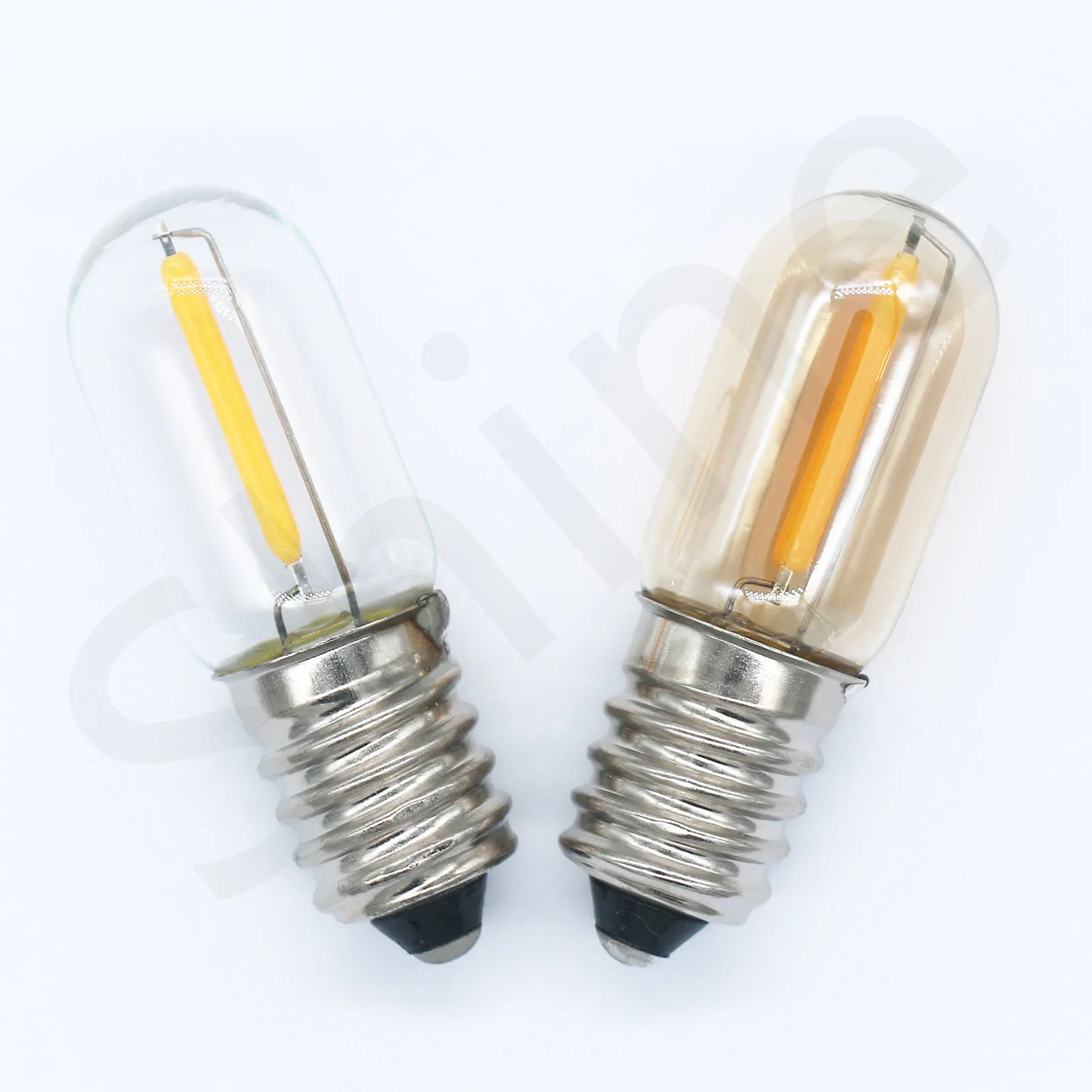 Mini E14 AC 220V LED COB Lamp 0.6W Edison LED Bulb LED filament Lights Warm White for LED Fridge Freezer Filament Light Bulb