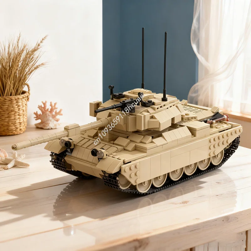 

1073pcs MOC Sho T Kal Dalet Tank Creatored Model Building Blocks Architecture Christmas Gifts Assemble Creative Brick Toy Kids