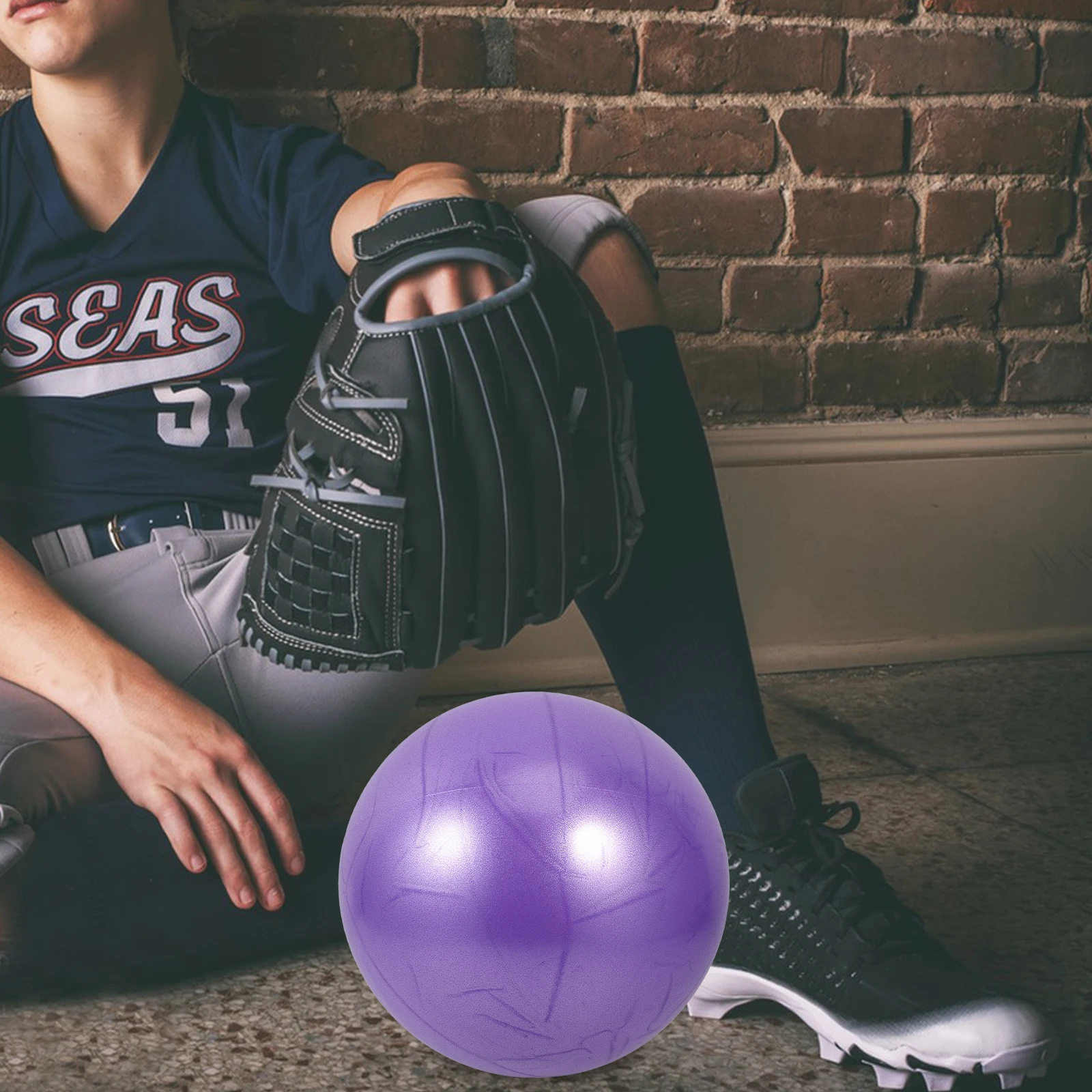 

4 Pcs Baseball Training Balls for Batting Pitching Blue PVC Softball Connection Enhance Arm Movements Flexibility Sports