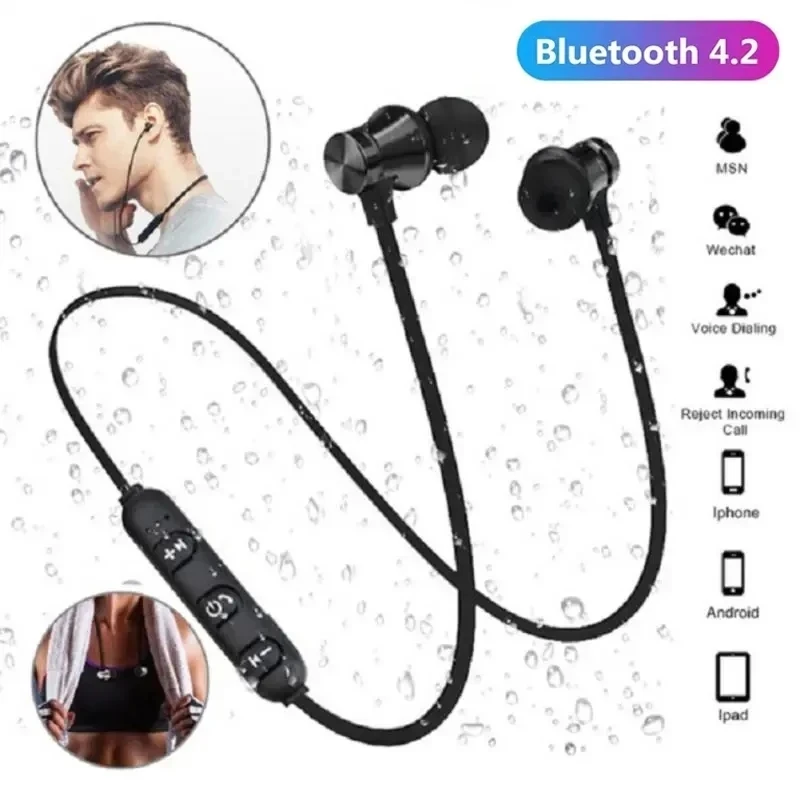 Magnetic XT-11 Bluetooth 4.2 wireless earphone sports headset waterproof earbuds neckband headphone with mic for samrtphones