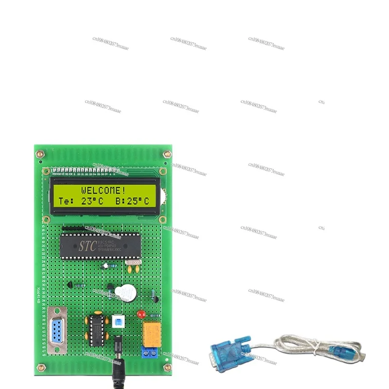 

Design and Development Board DIY Alarm Kit Based on 51 SCM VB Host Computer Temperature Curve Drawing System