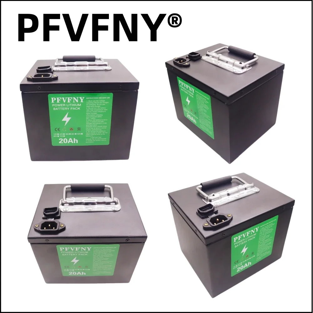 Szybki transport powietrza Nowa bateria litowa o pełnej pojemności 18650 60 V 20ah-50ah Lithium Battery Pack Odpowiednia dla 250-3000 W