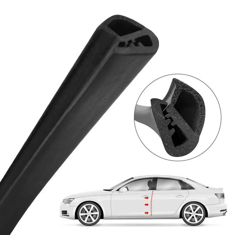 

Car Door Edge Weatherstrip 2Pcs Auto Sealant Accessories EPDM Car Seal Strips B Pillar Noise Windproof Protection