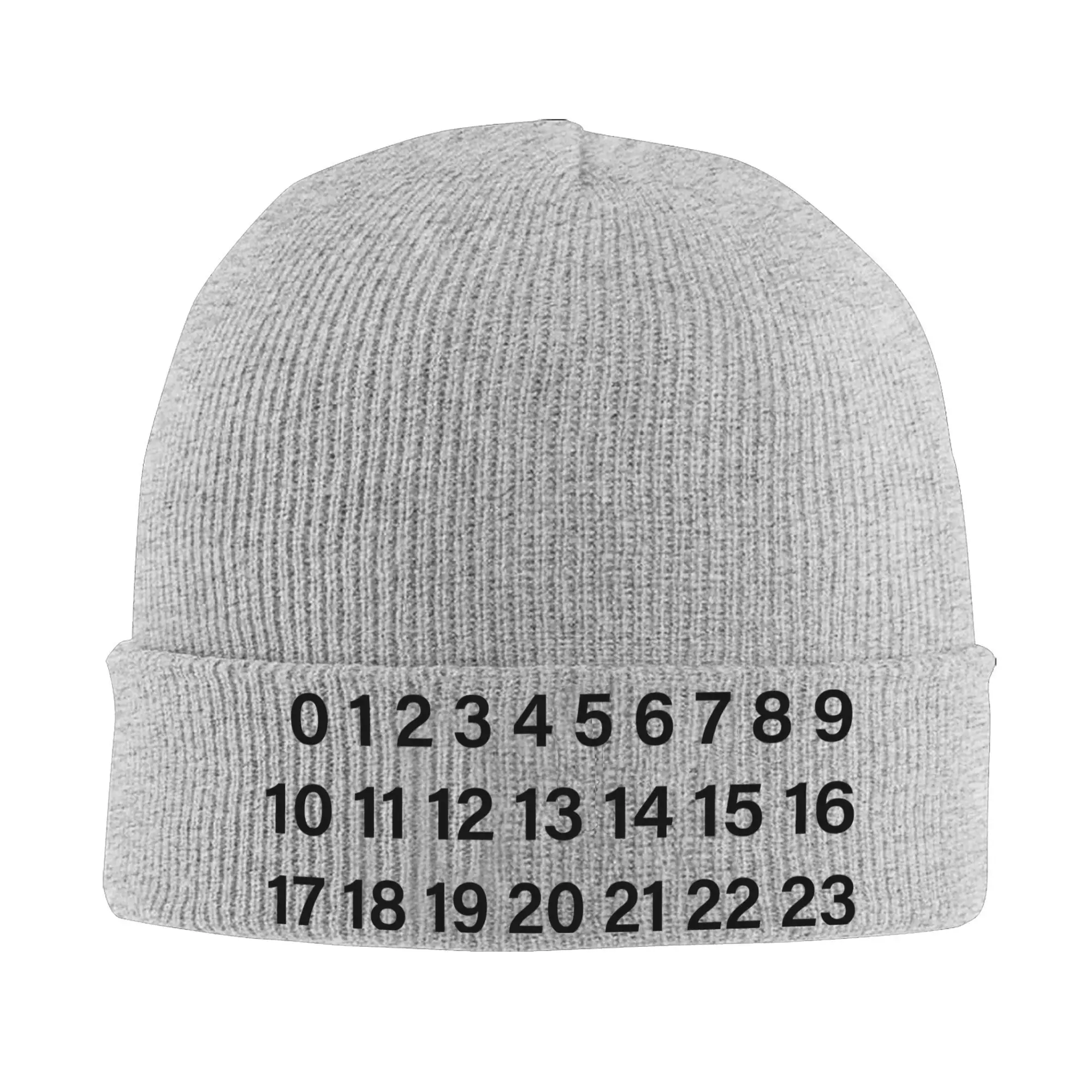 Custom Martins Letters Print Bonnet Hats  Hip Hop Knitted Hat For Men Women Winter Warm  Skullies Beanies Caps