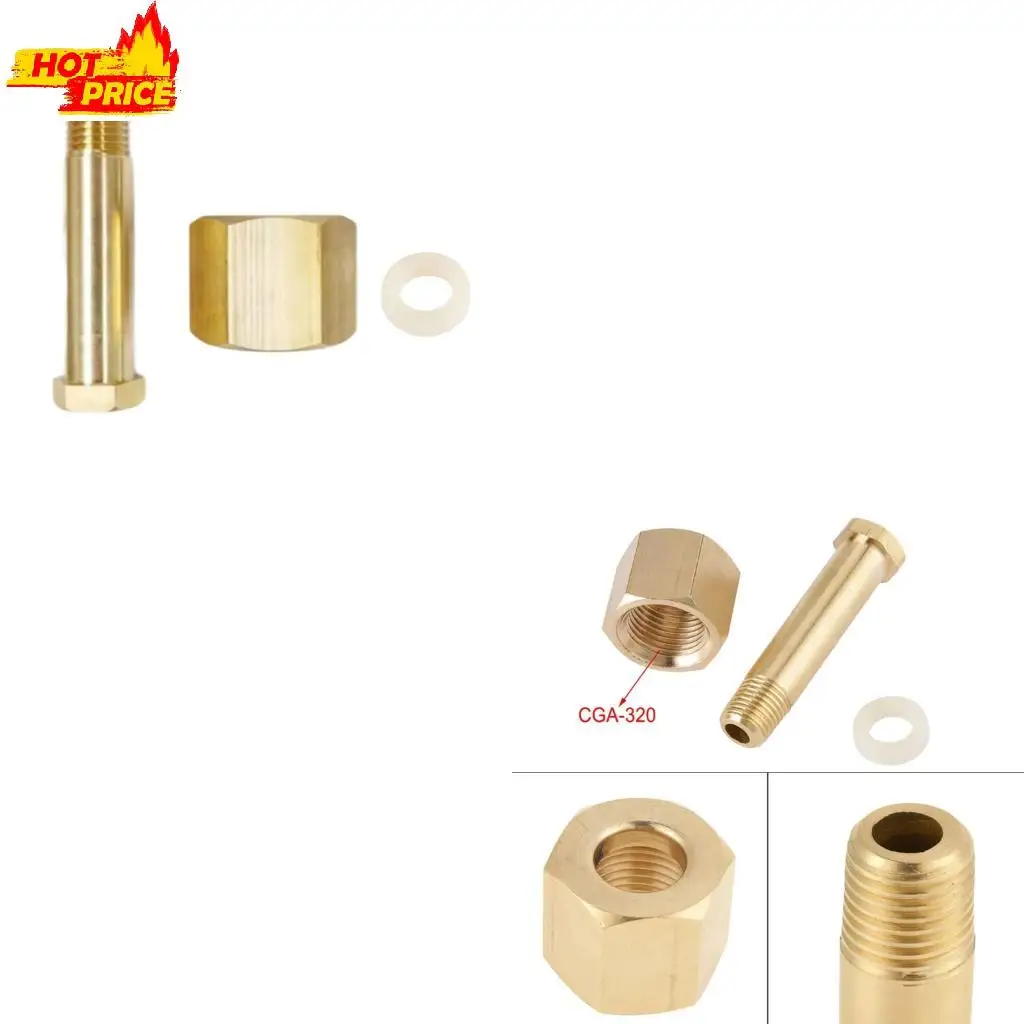 

CGA 320 NPT1/4 Газовые адаптеры, установленные с прокладками для установки регулятора