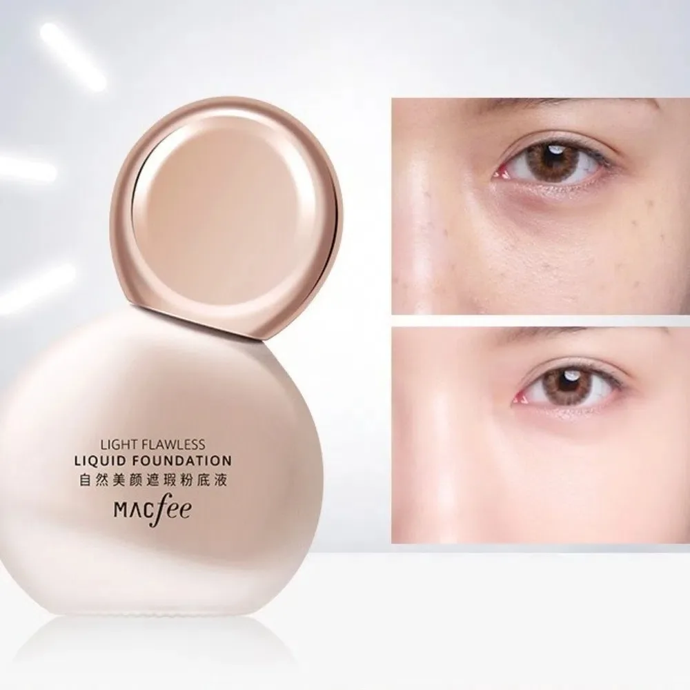 

Invisible Pores Liquid Foundation Sweatproof 8h Lasting Face Base Cream Non-Fluffing Waterproof Foundation Special Occasion