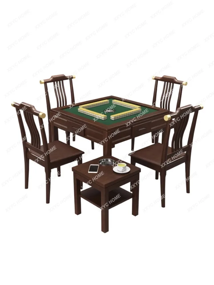 High-End Mute Automatic Mahjong Machine Dining Table Integrated Household Mahjong Table Dining Table Dual-Use