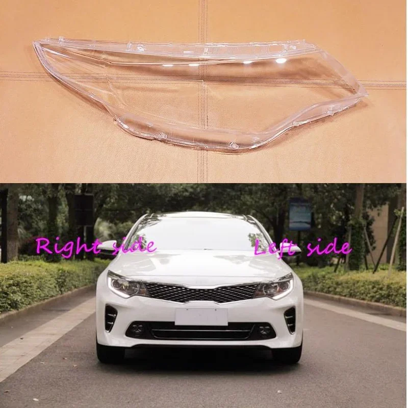 Car Headlamp Lens for Kia K5 Optima 2016 2017 2018 Car Headlight Shell Cover Replacement Headlight Glass