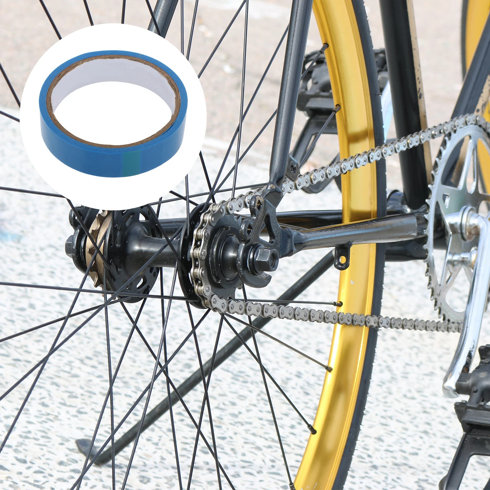 

1Pcs 21mm Width Tire Cushion Liners Puncture Proof Rim Tape Cycling Anti Explosion Protector Bike Rim Strip Bike Tyre Cushion