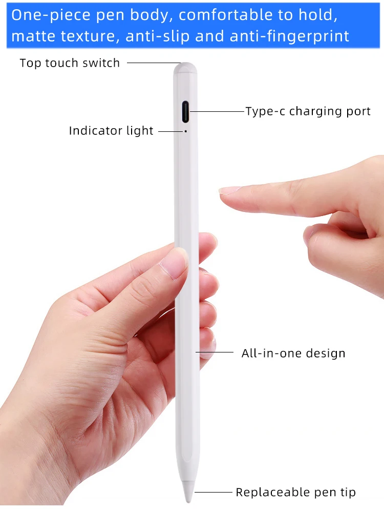 Stylet tactile sensible à la pression, Rechargeable, pour tablette, ipad, huawei, XiaoMi Pad 5 Pro, 11 pouces, 2021