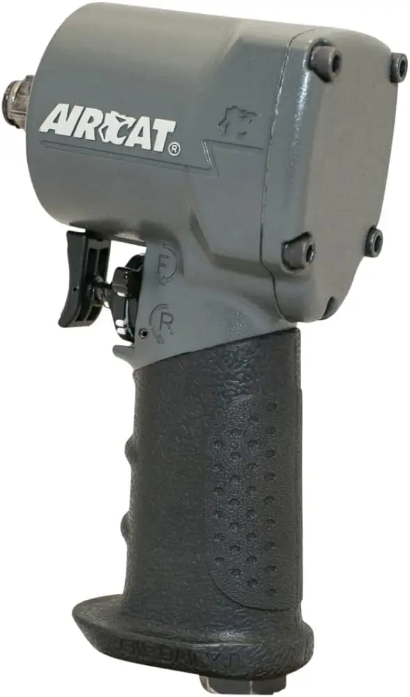 

Pneumatic Tools 1077-TH: Stubby Impact Wrench 700 ft-lbs - 3/8-Inch