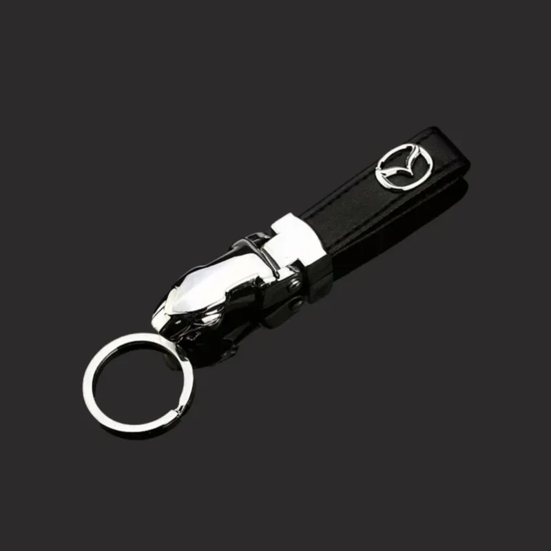 Car Styling Key Ring Leather Keychain Pendant for Mazda Logo 2 3 5 6 Protege CX3 CX5 CX-7 MX-5 CX-9 Axela Atenza 323 Accessories